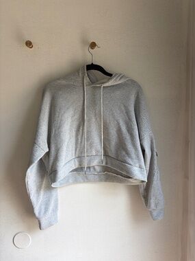 Blush mark cropped sweater